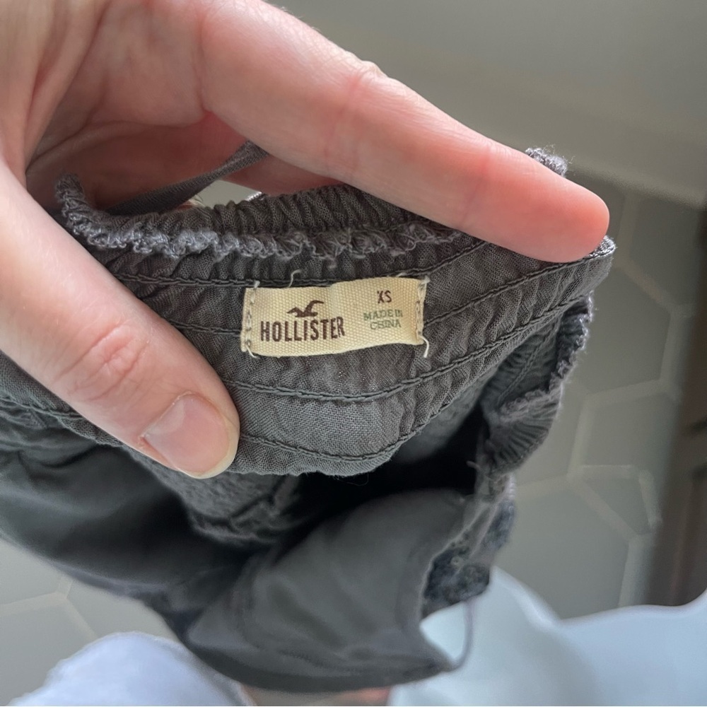 Hollister XS gray sequin top mini dress - Picture 7 of 7